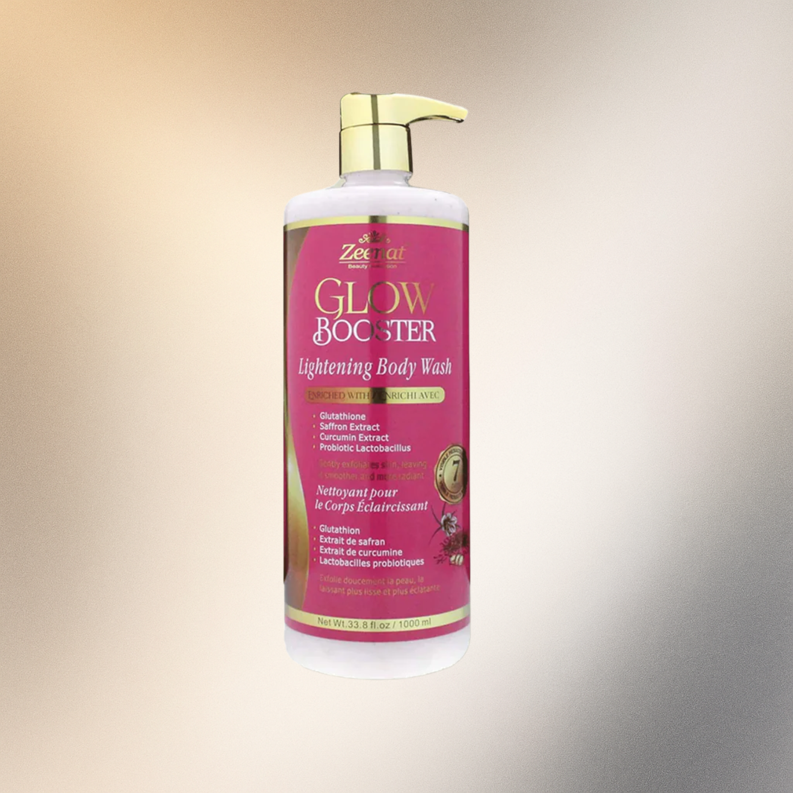 Zeenat Glow Booster Body Wash 1000 ml - Premium Beauty Product