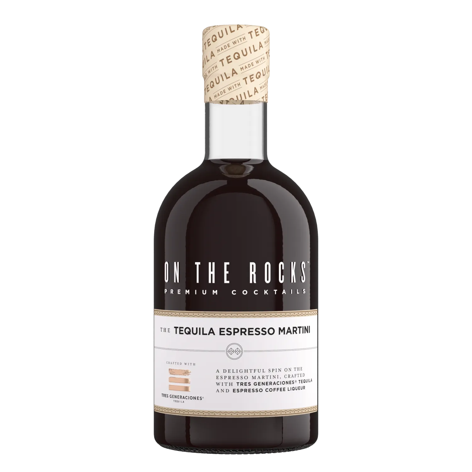 On The Rocks Premium Cocktails Tequila Espresso Martini, Texas, USA (375ml)