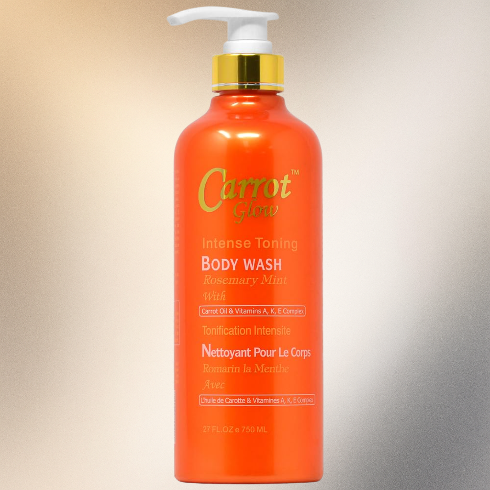 Carrot Glow Intense Toning Body Wash 27 oz - Premium Beauty Product