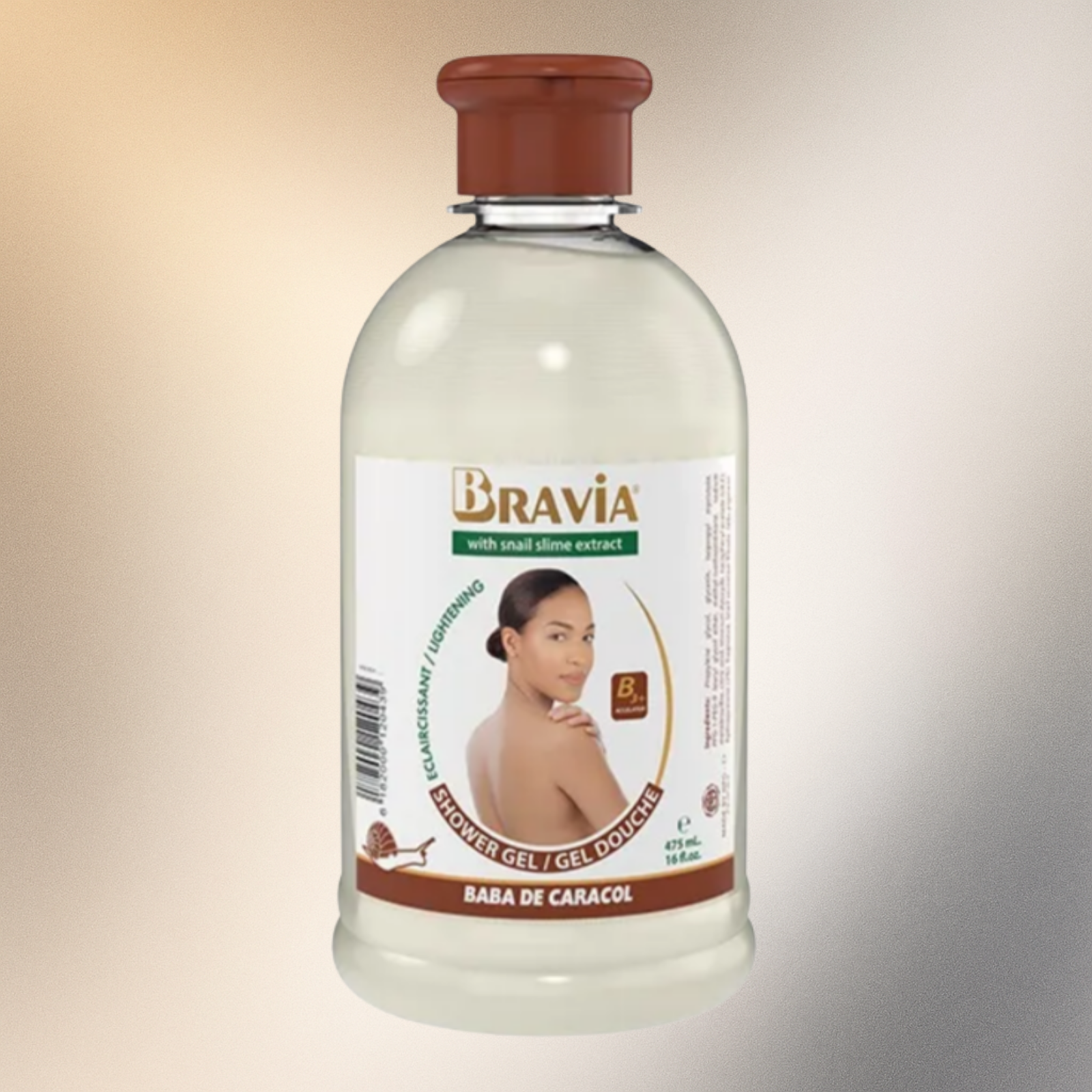 Bravia Snail Slime Extract Skin Glowing Body Wash 475ml - Premium Beauty Product