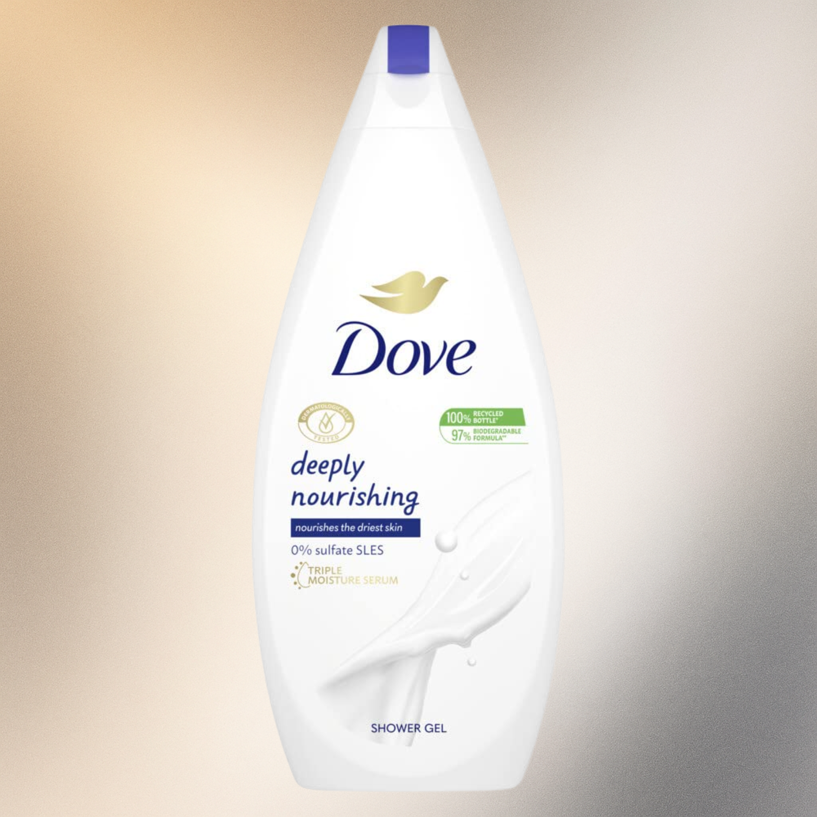 Dove Deeply Nourishing Body Wash, 16.9oz / 500 ml - Premium Beauty Product