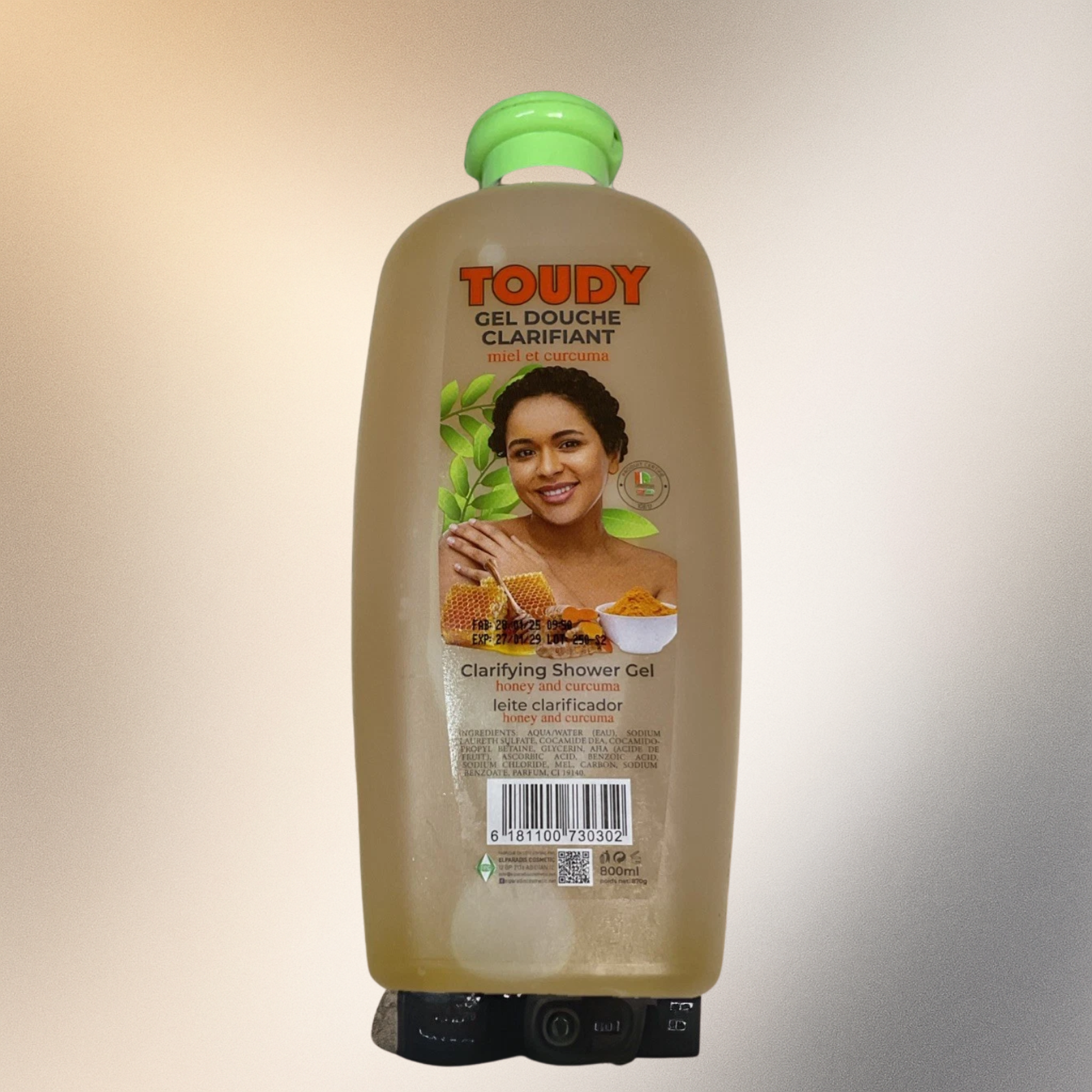 Toudy Gel Douche Clarifiant Clarifying Shower gel 800ml - Premium Beauty Product