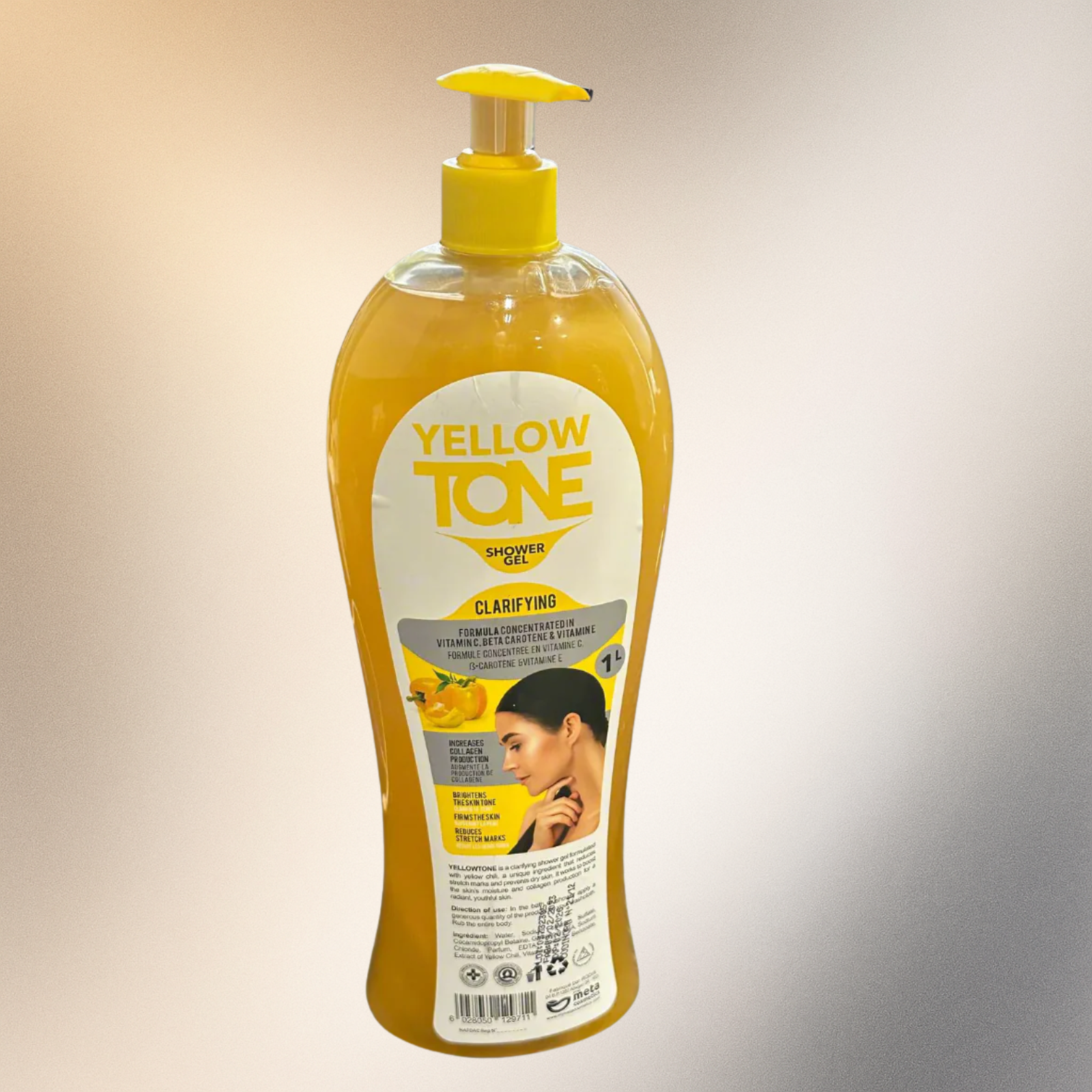 Yellow Tone  Clarifying Shower Gel 38.08 Fl Oz 1 Ltr - Premium Beauty Product