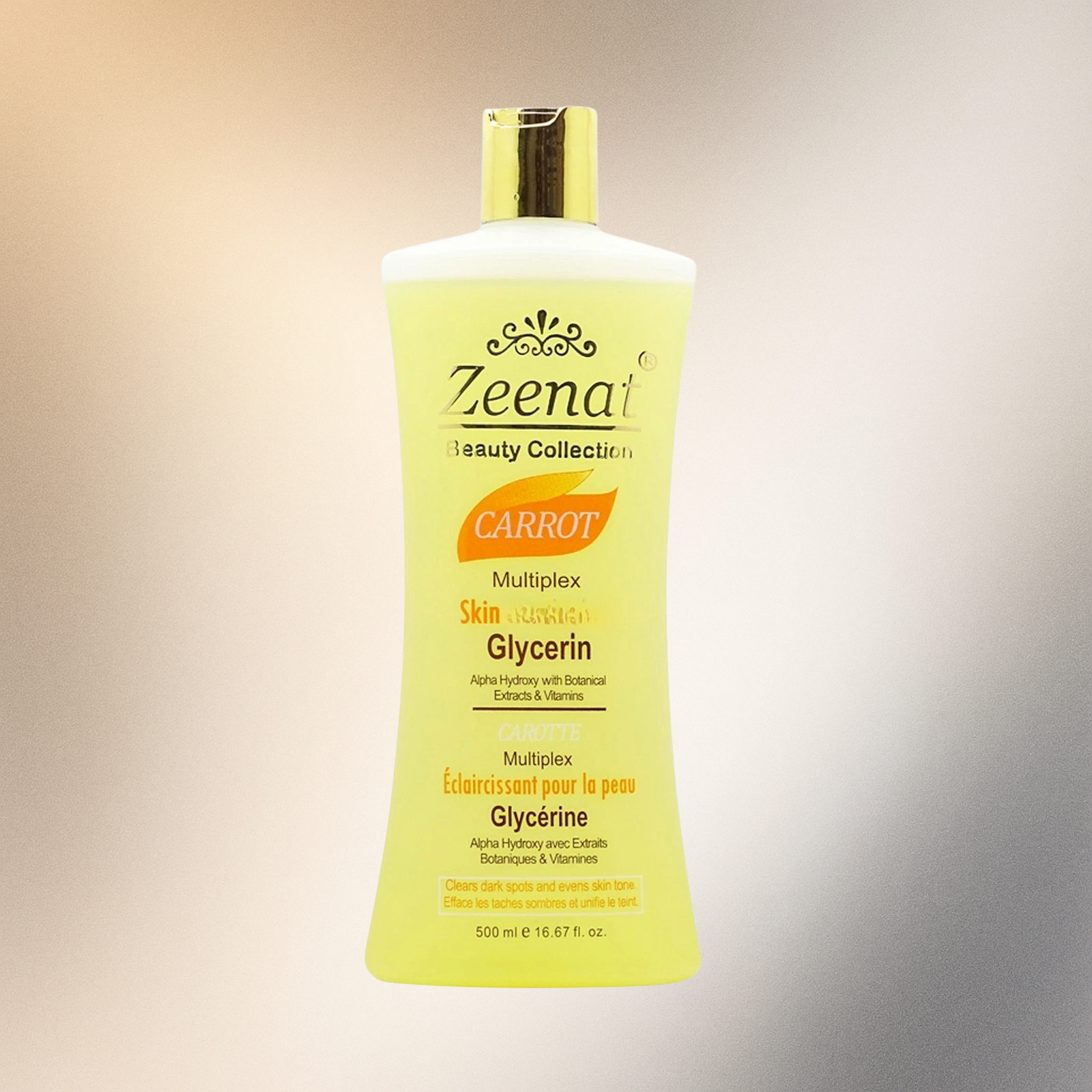 Zeenat Carrot Multiplex Skin Glycerin 500 ml - Premium Beauty Product