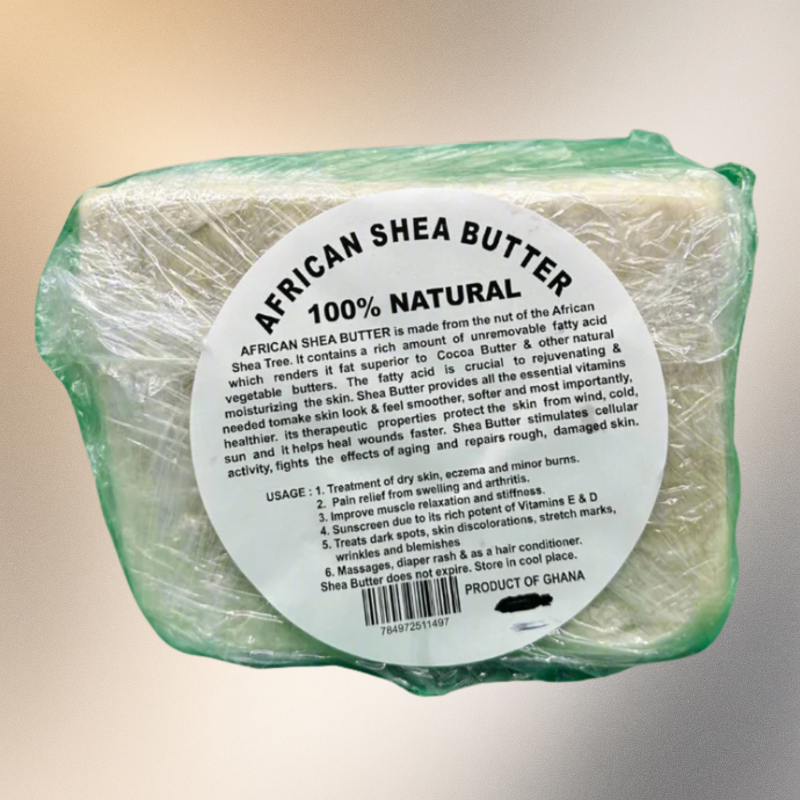 African Shea Butter 100% Natural 3-4 lbs - Premium Beauty Product