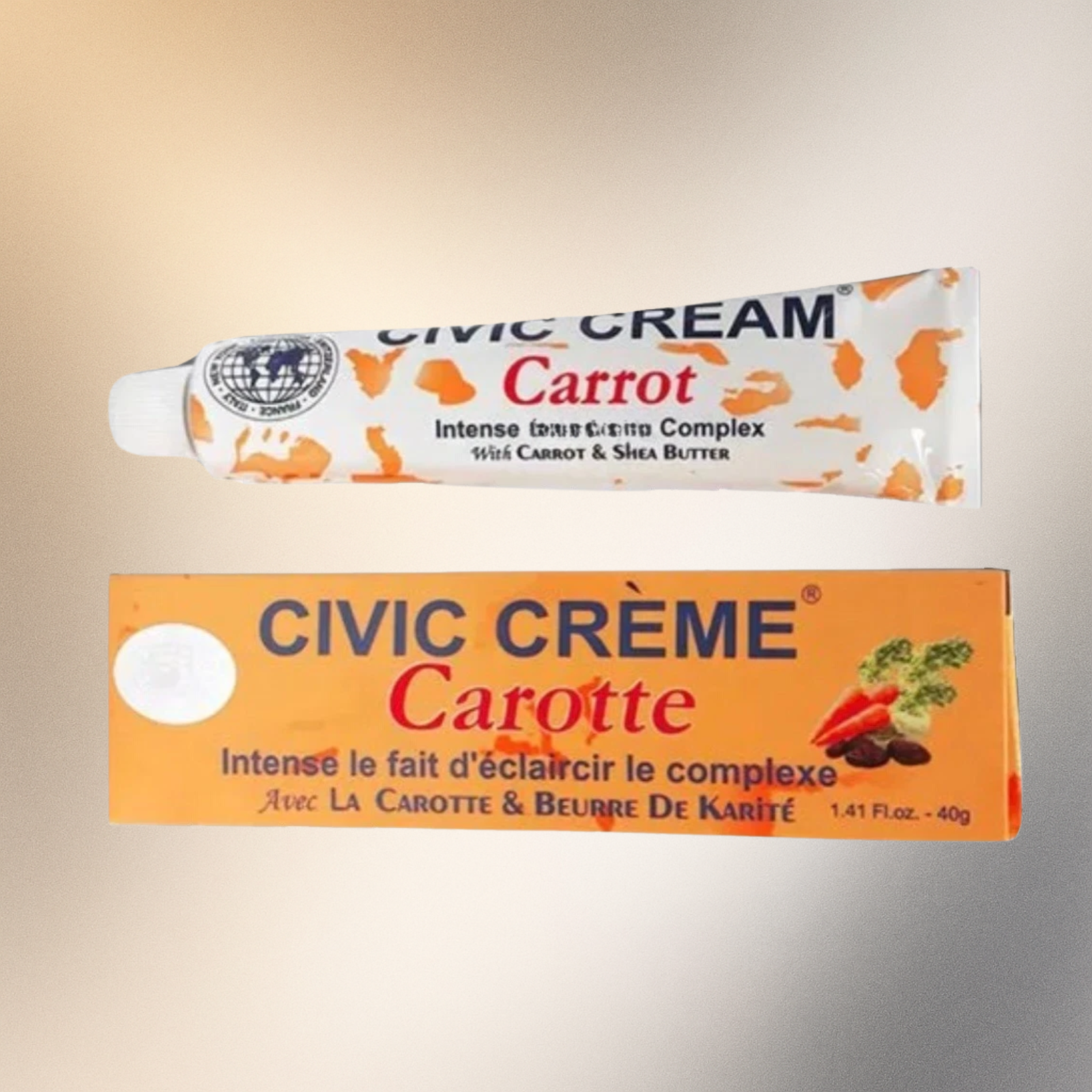 Civic Intense Carrot Intense Cream  1.41 oz /40g - Premium Beauty Product