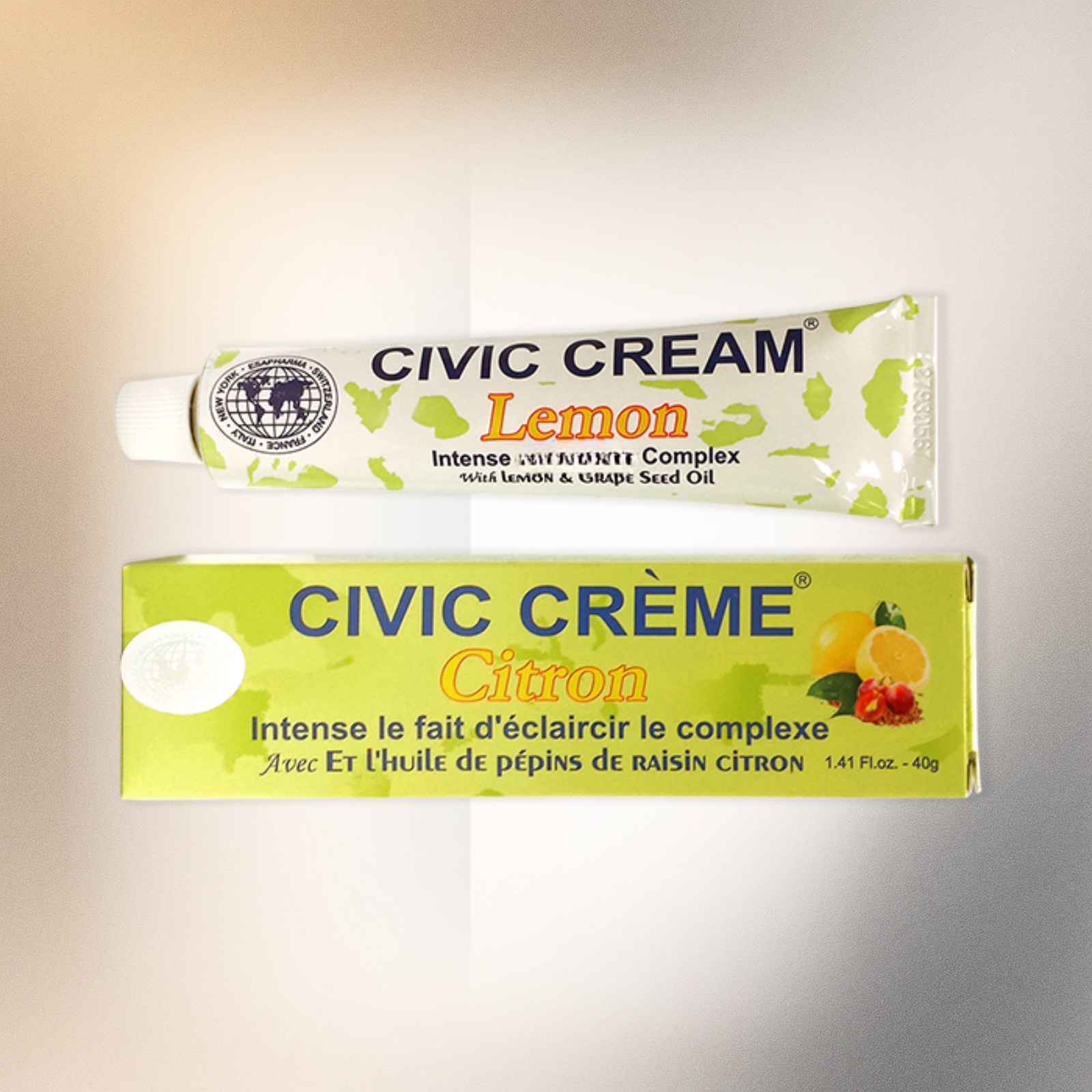 Civic Intense Complex with Lemon Cream 1.41 oz /40g - Premium Beauty Product