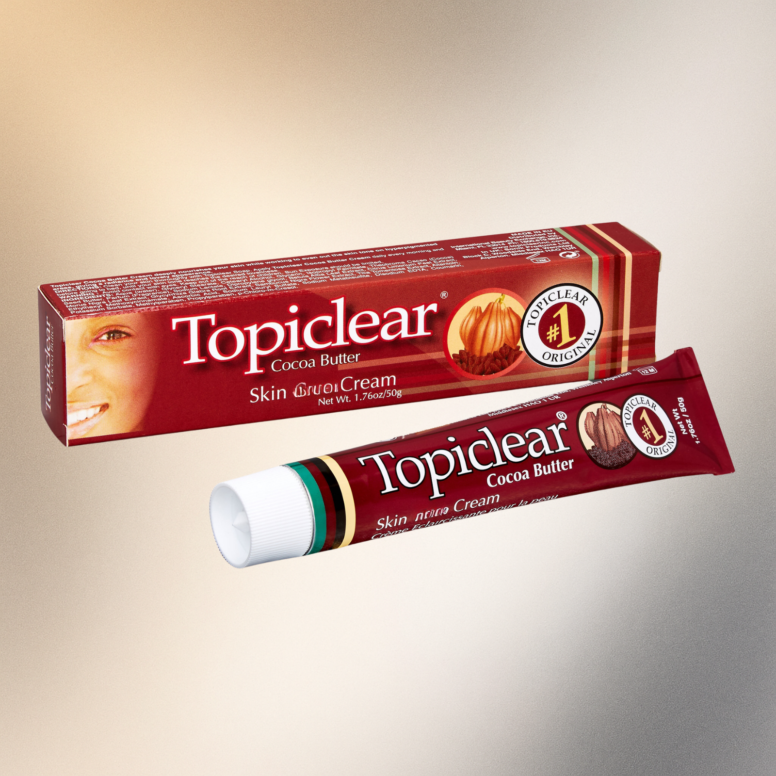 Topiclear Cocoa Butter Tube Cream 1.76 oz - Premium Beauty Product