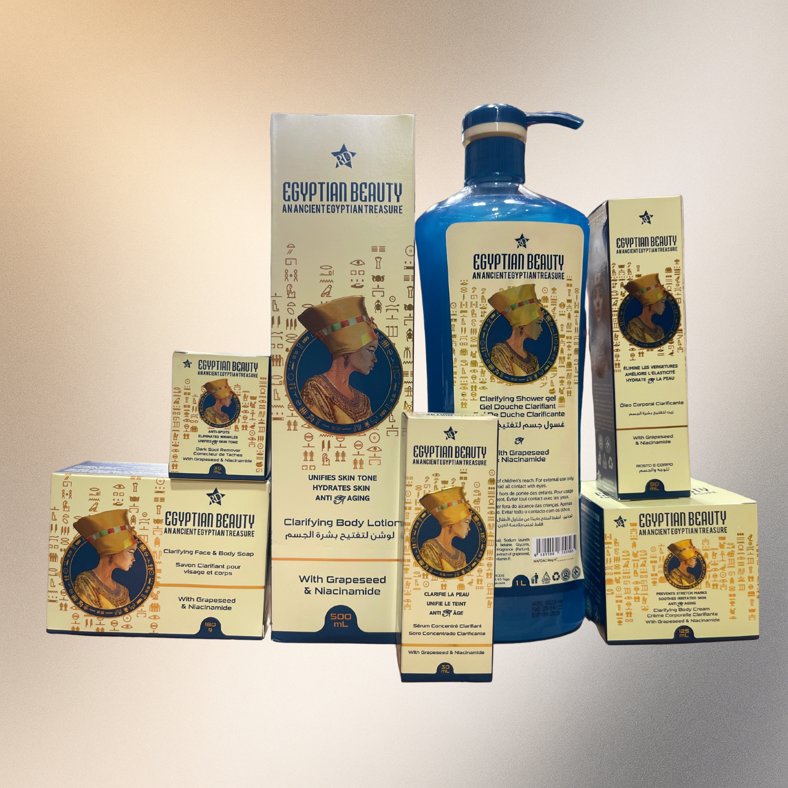 Egyptian Beauty Full Body Care Collection – 7 Essential Prod - Premium Beauty Product