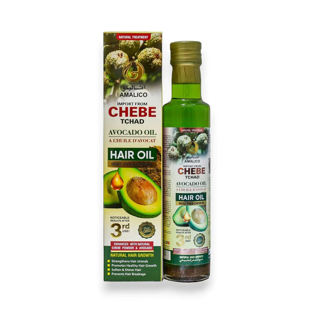 Amalico Chebe Avocado Hair Oil 250 Ml - Premium Beauty Product