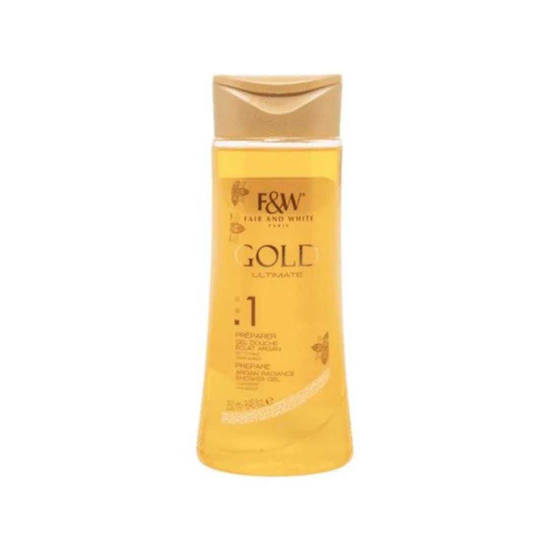 Fair & White Gold Ultimate Argan Radiance Body Wash 8.45 oz  - Premium Beauty Product