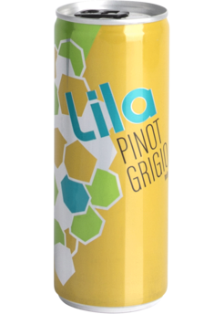 Lila Wines Pinot Grigio delle Venezie IGT, Italy (6 x 4pk case, 250ml cans)