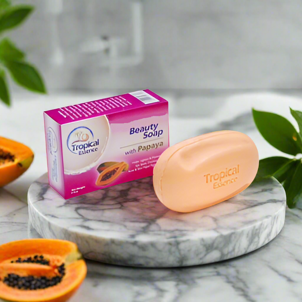 Tropical Essence  Beauty Soap With Papaya 3 oz - Premium Beauty Product
