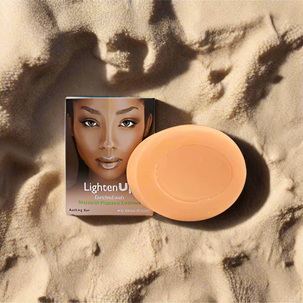Lightenup Glycerin Bathing Bar Soap with Papaya Extract and  - Premium Beauty Product