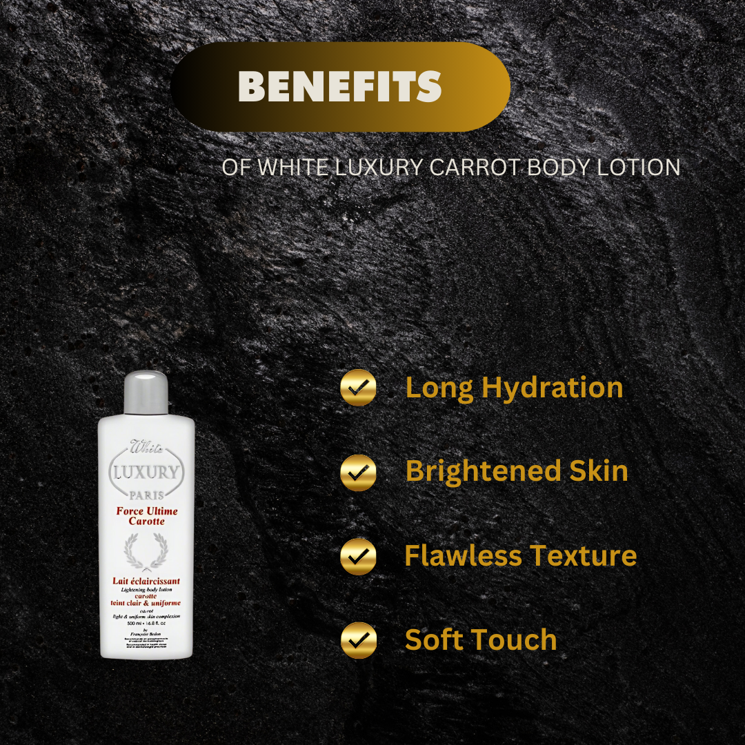 White Luxury Carrot Body Lotion 16 8Oz - Premium Beauty Product