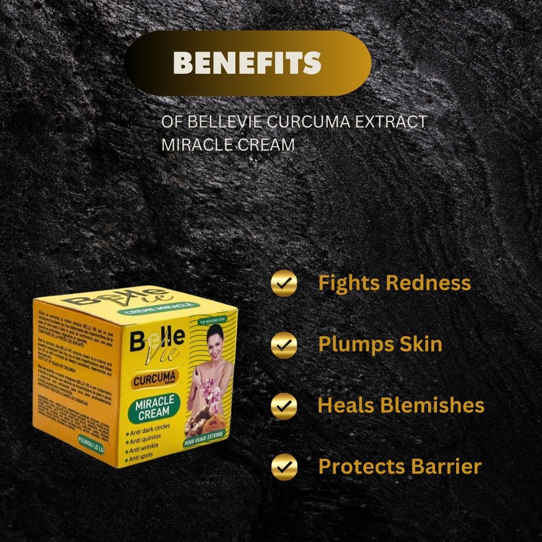 Bellevie Curcuma Extract Miracle Cream 100G - Premium Beauty Product