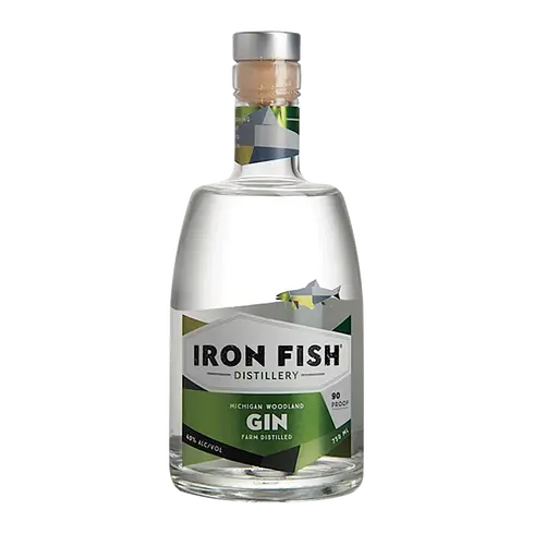 Iron Fish Distillery Woodland Michigan Gin, USA (750ml)