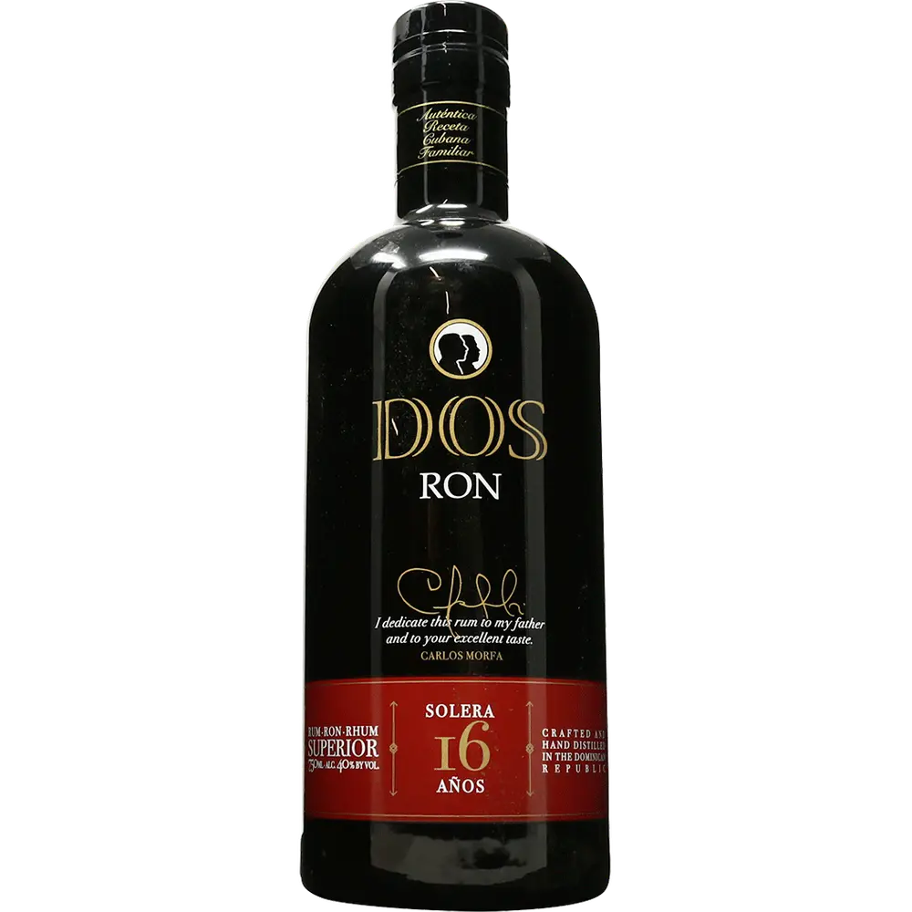 Dos Ron Aged 16 Anos Rum, Dominican Republic (750ml)