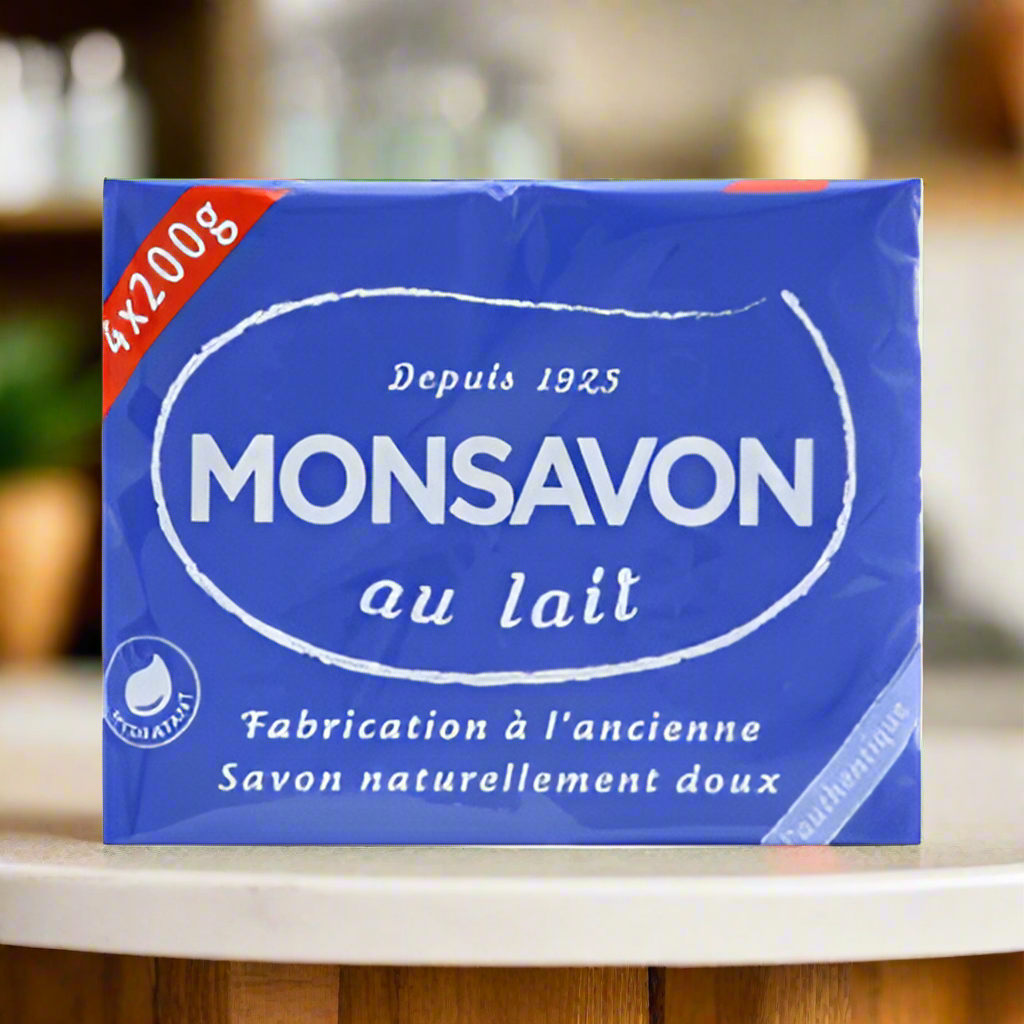 Monsavon Au Lait Soap 200g - Pack of 4 - Premium Beauty Product