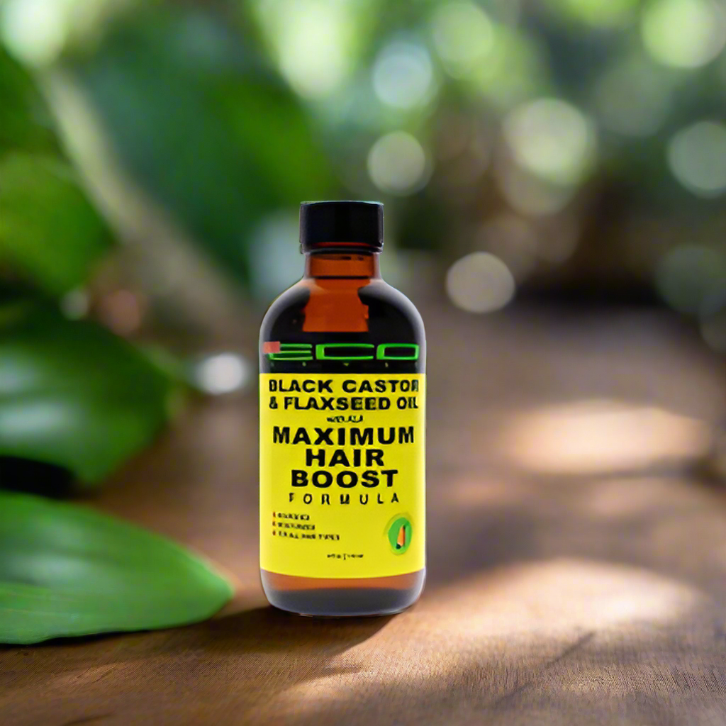 Eco Style Black Castor & Flaxseed Oil Maximum Hair Growth Fo - Premium Beauty Product