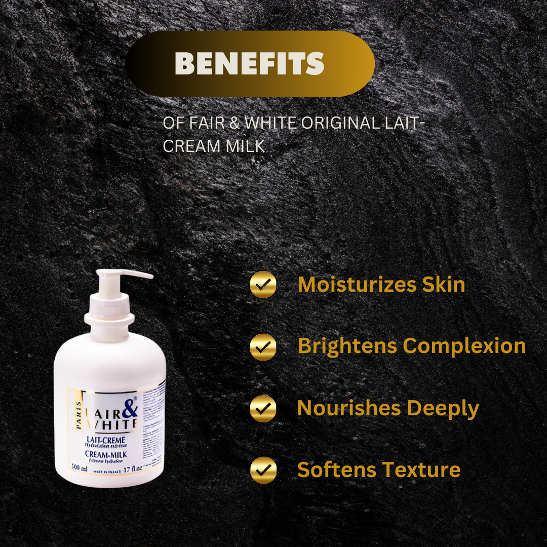 Fair White Cream Milk 500Ml - Premium Beauty Product