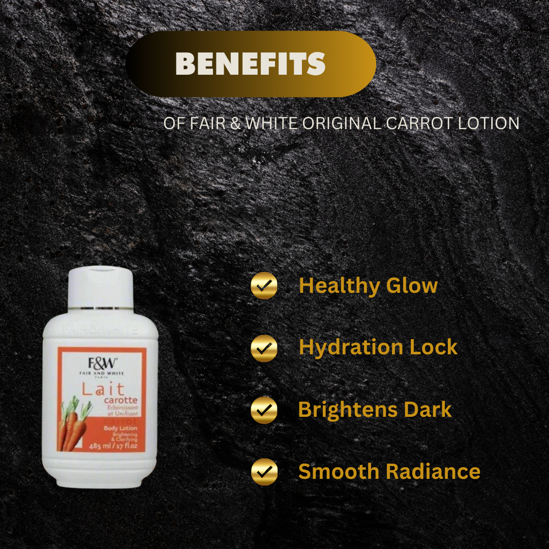 Fair White Original Carrot Lotion 500 Ml - Premium Beauty Product