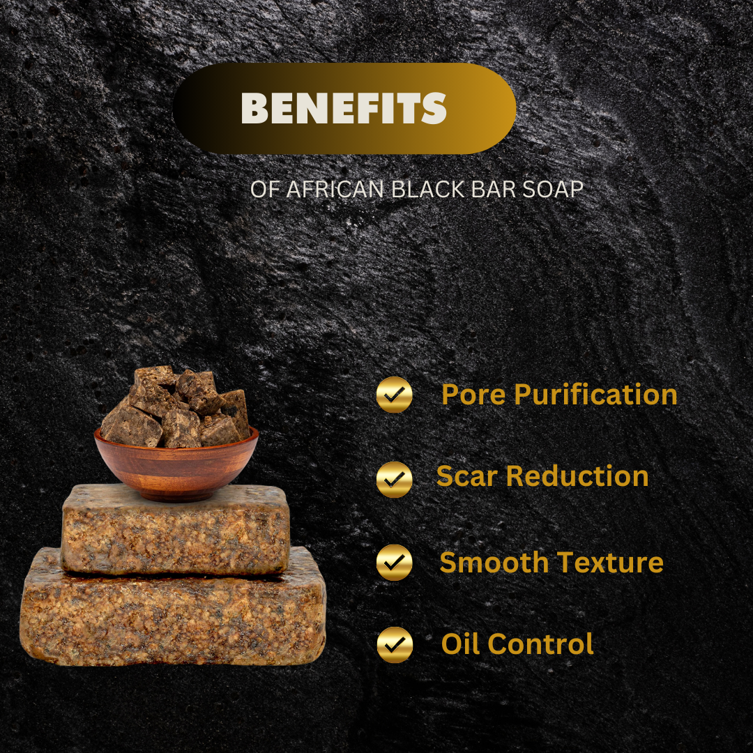 African Black Bar Soap 16Oz - Premium Beauty Product