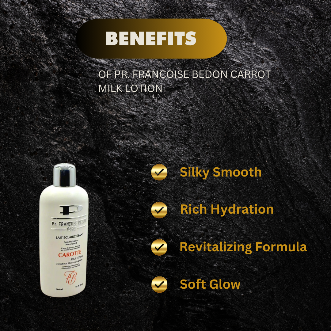 Pr Francoise Bedon Carrot Milk Lotion 16 8 Oz - Premium Beauty Product