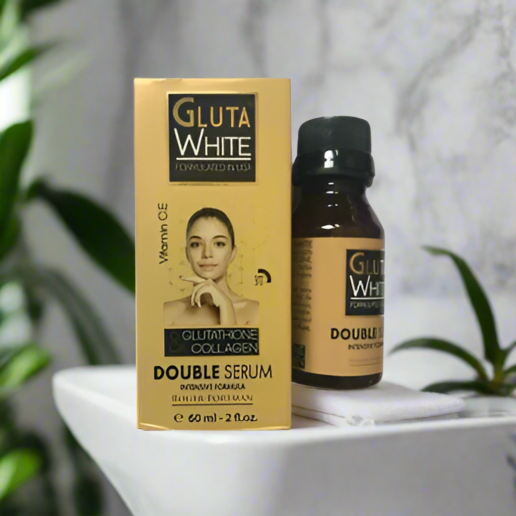 Gluta White Serum Glutathione & Collagen Double Serum 2floz - Premium Beauty Product