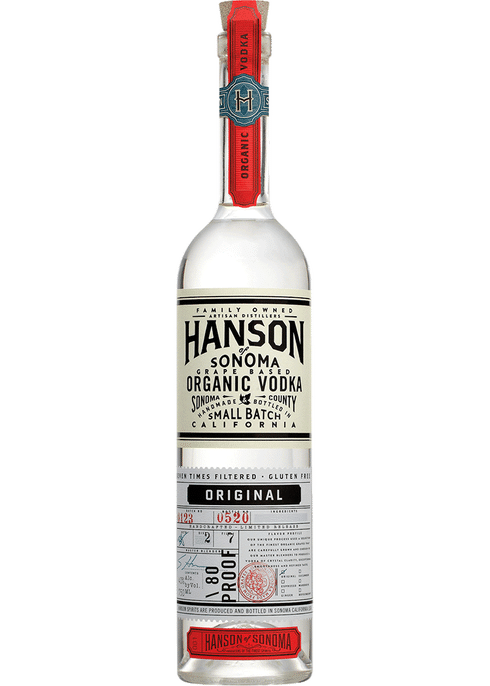 Hanson of Sonoma Distillery Organic Original Vodka, USA (750ml)