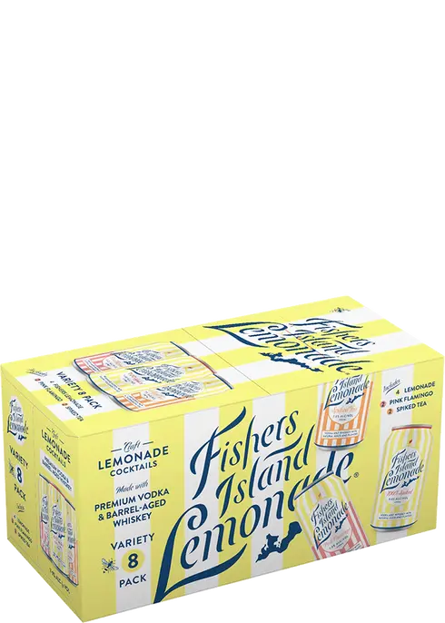 (8pk) Fishers Island Lemonade Variety Pack, New York, USA (12oz)