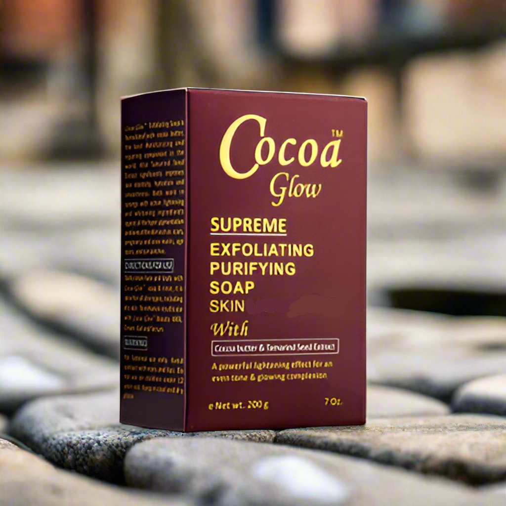 Cocoa Glow Supreme Exfoliating Soap 7oz - Premium Beauty Product
