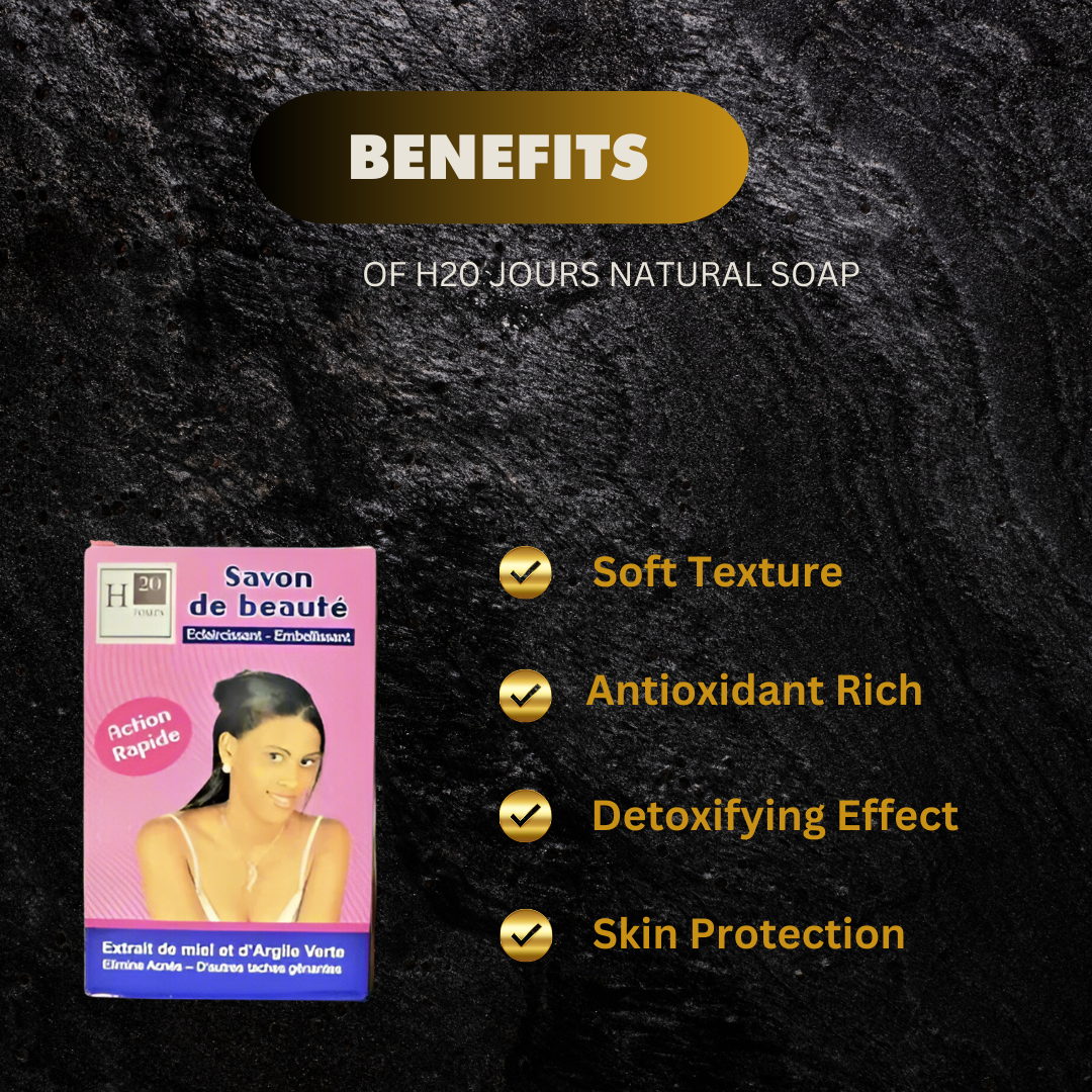 H20 Jours Natural Beauty Soap 250 G - Premium Beauty Product