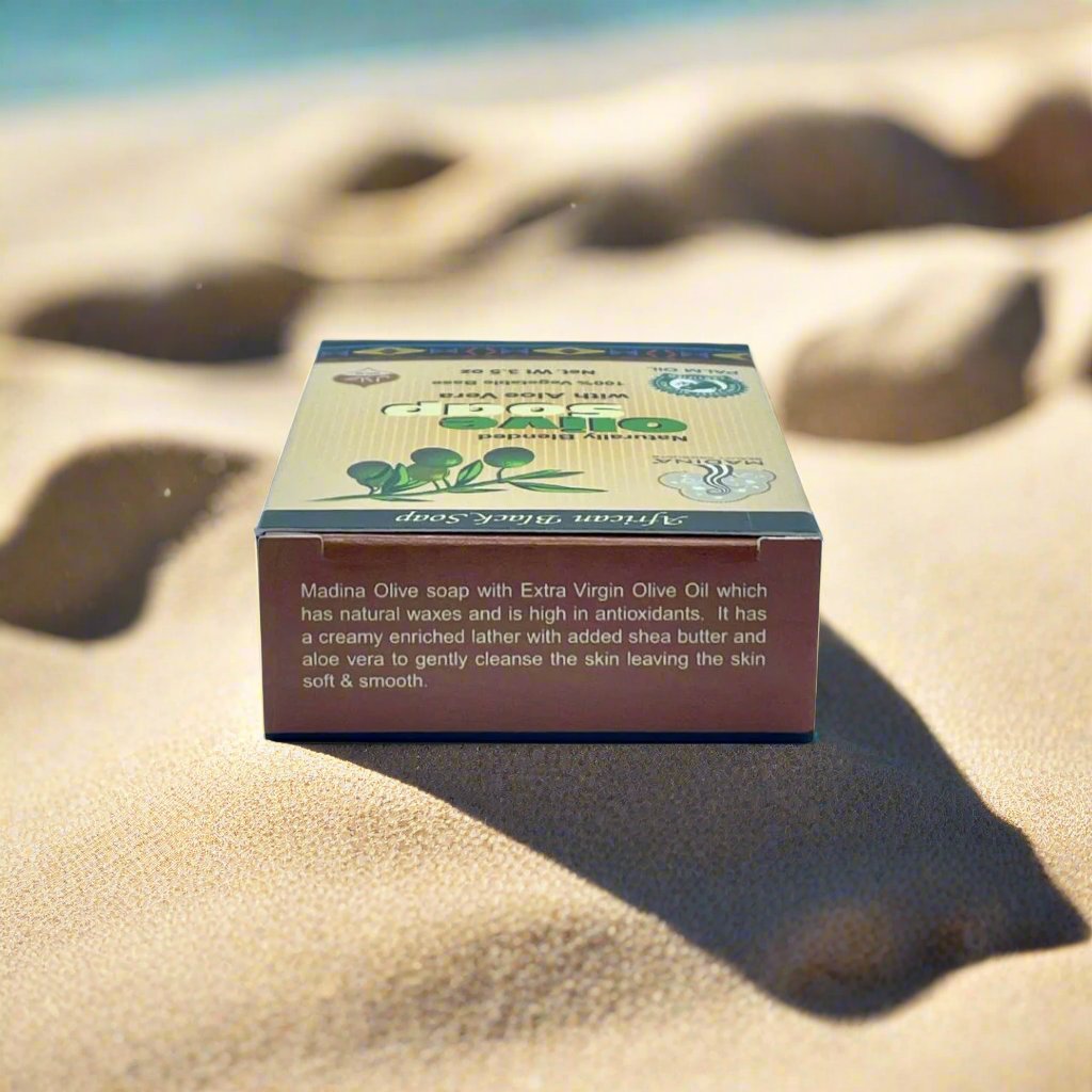 African Black Soap Naturally Blended Olive Soap With Aloe Ve - Premium Beauty Product
