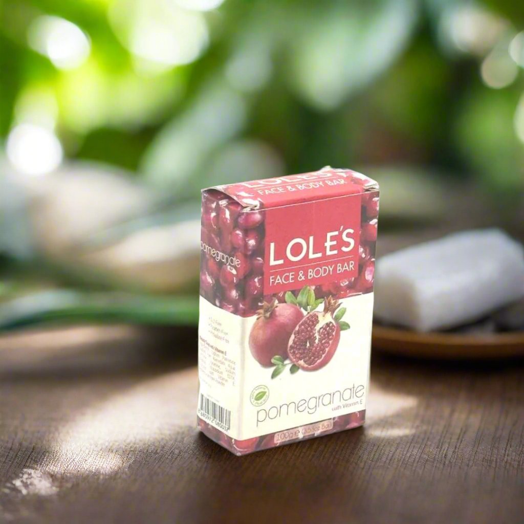 Lole's Face & Body Soap Pomegranate 100g/3.5 oz - Premium Beauty Product