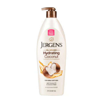 Jergens Hydrating Coconut 24 Hour Moisturizer 21 Oz \ 621ml - Premium Beauty Product