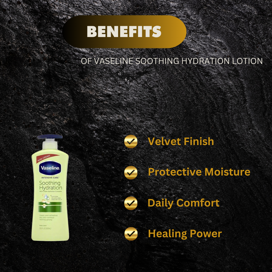 Vaseline Soothing Hydration Lotion 600 Ml 20 3 Oz - Premium Beauty Product