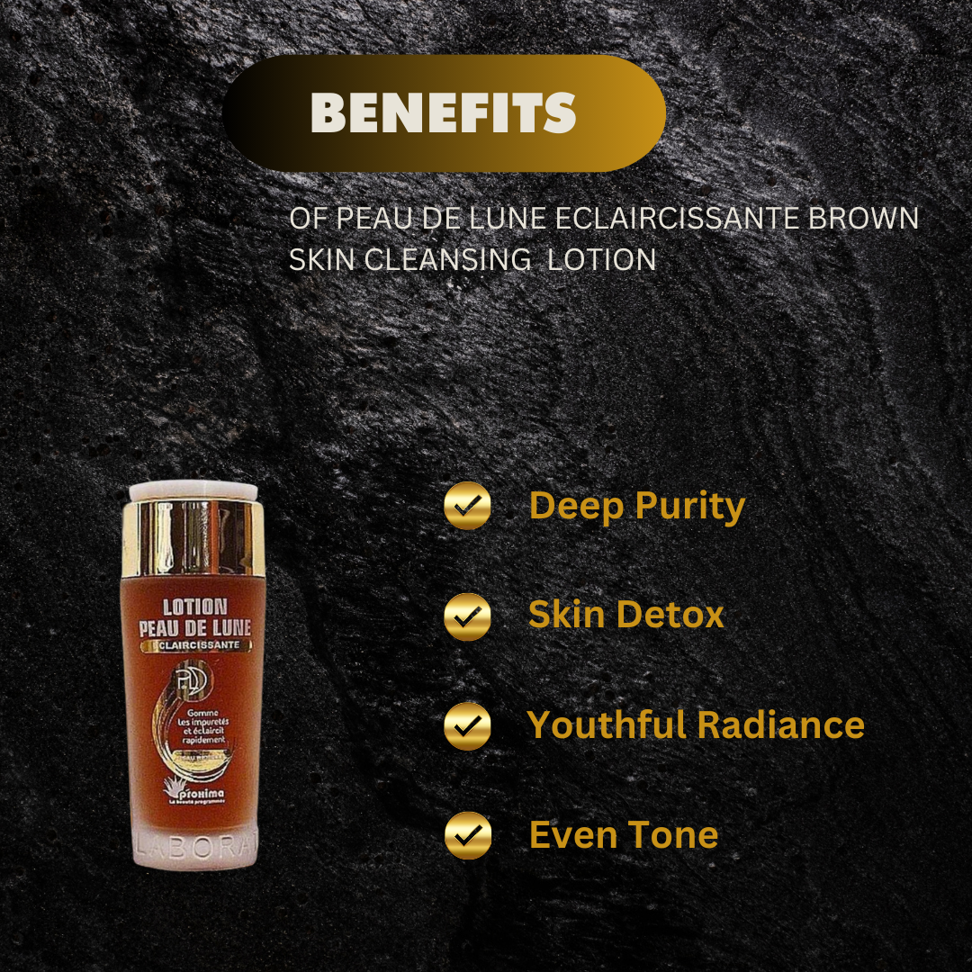 Peau De Lune Eclaircissante Brown Skin Cleansing Lotion 100  - Premium Beauty Product