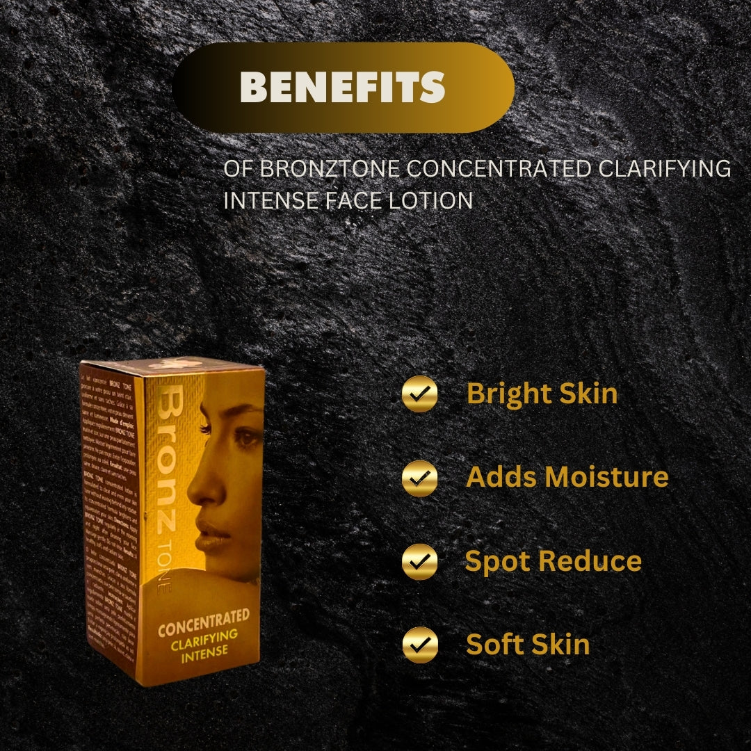 Bronzetone Concentrated Clarifying Intense Face Lotion 60Ml - Premium Beauty Product