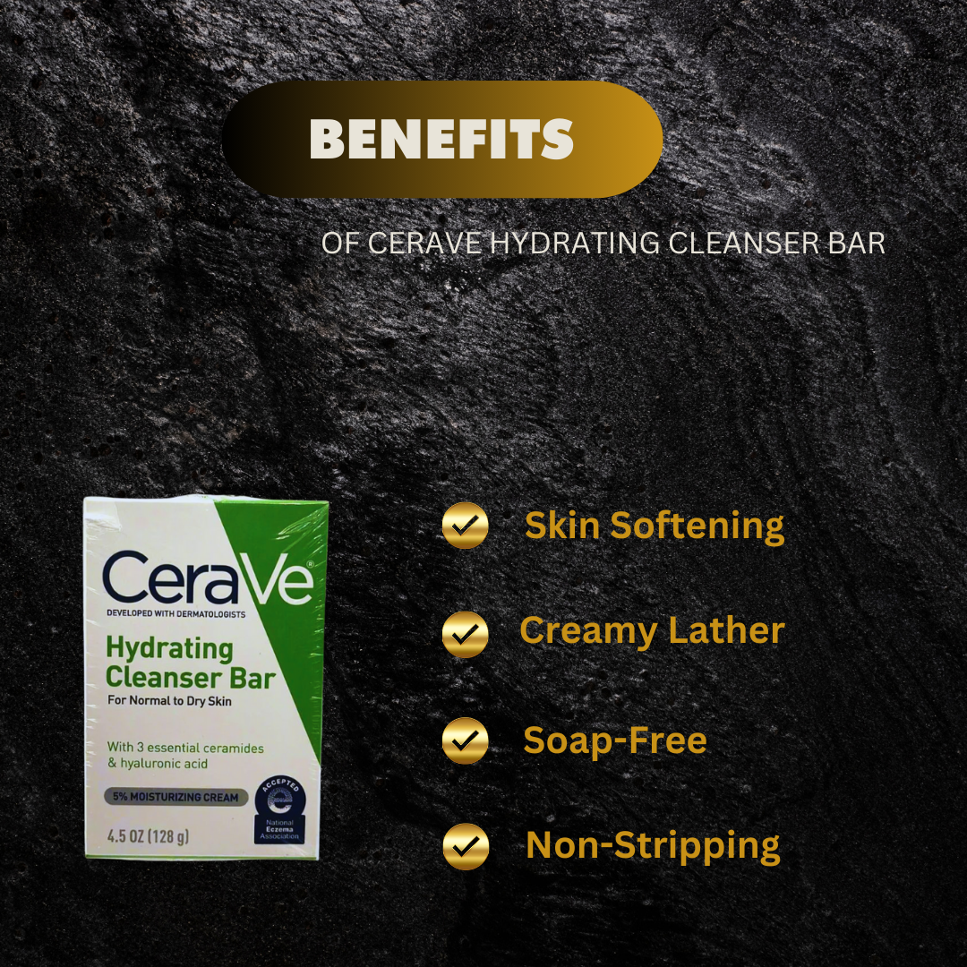 Cerave Hydrating Cleanser Bar Pack Of 3 - Premium Beauty Product