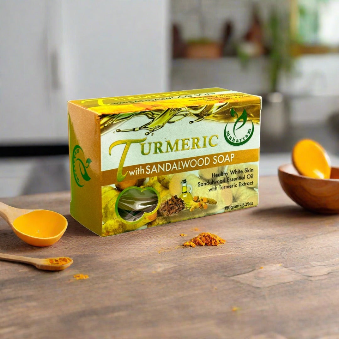 Turmeric With Sandalwood Soap 150G - Premium Beauty Product