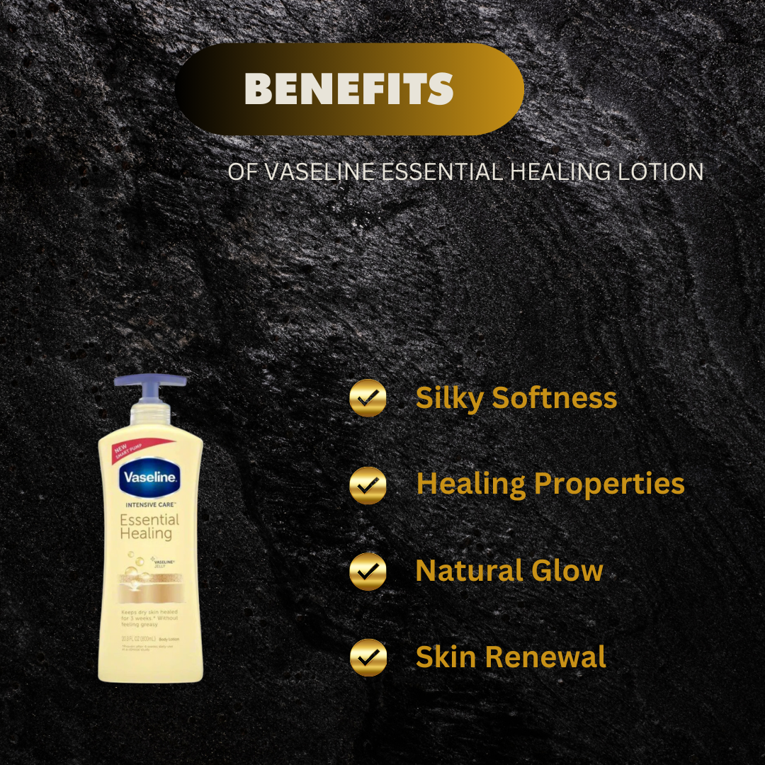 Vaseline Essential Healing Lotion 600Ml 20 3Oz - Premium Beauty Product