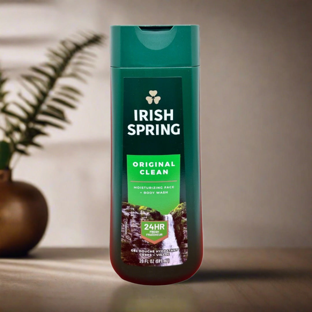 Irish Spring Original Clean Moisturizing Face + Body Wash 59 - Premium Beauty Product