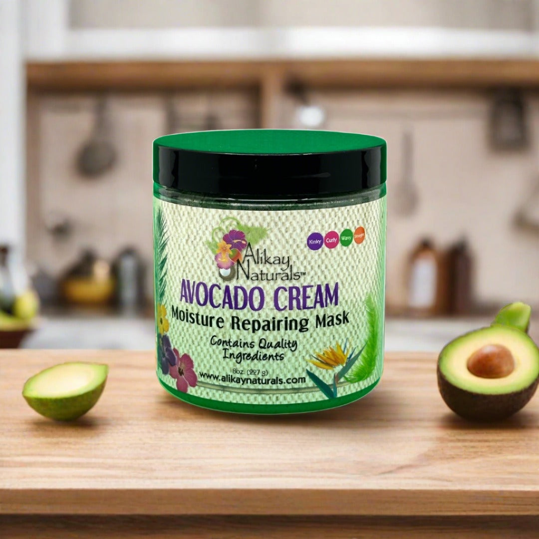 Alikay Naturals Avocado Cream Moisture Repair Mask 227g - Premium Beauty Product