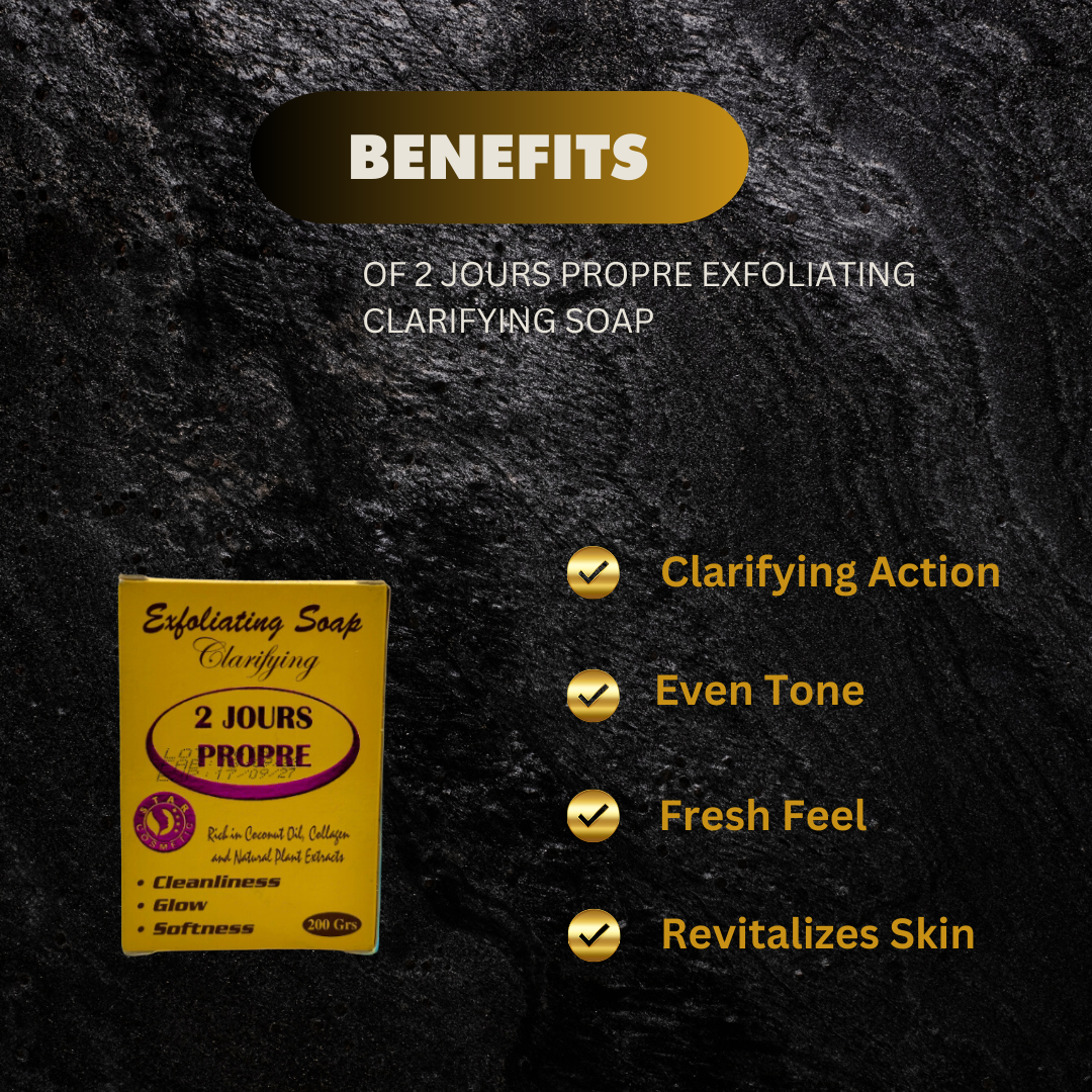2 Jours Propre Exfoliating Clarifying Soap 200G - Premium Beauty Product
