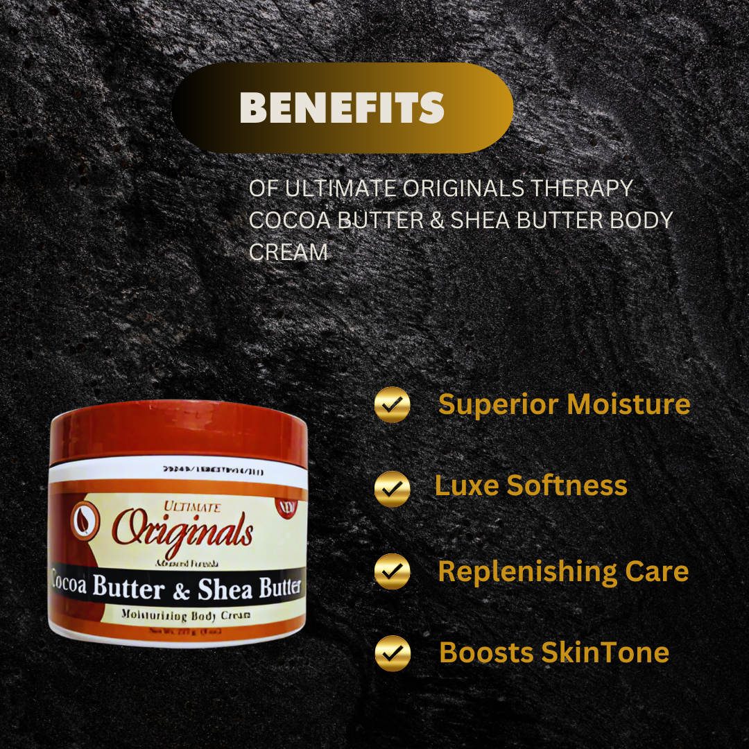 Ultimate Originals Therapy Cocoa Butter Shea Butter Body Cre - Premium Beauty Product