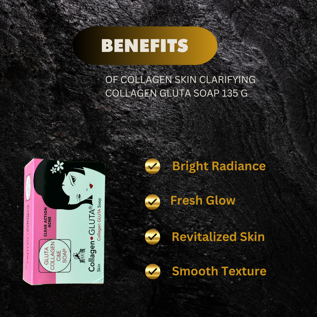 Collagen Skin Clarifying Collagen Gluta Soap 135 G - Premium Beauty Product