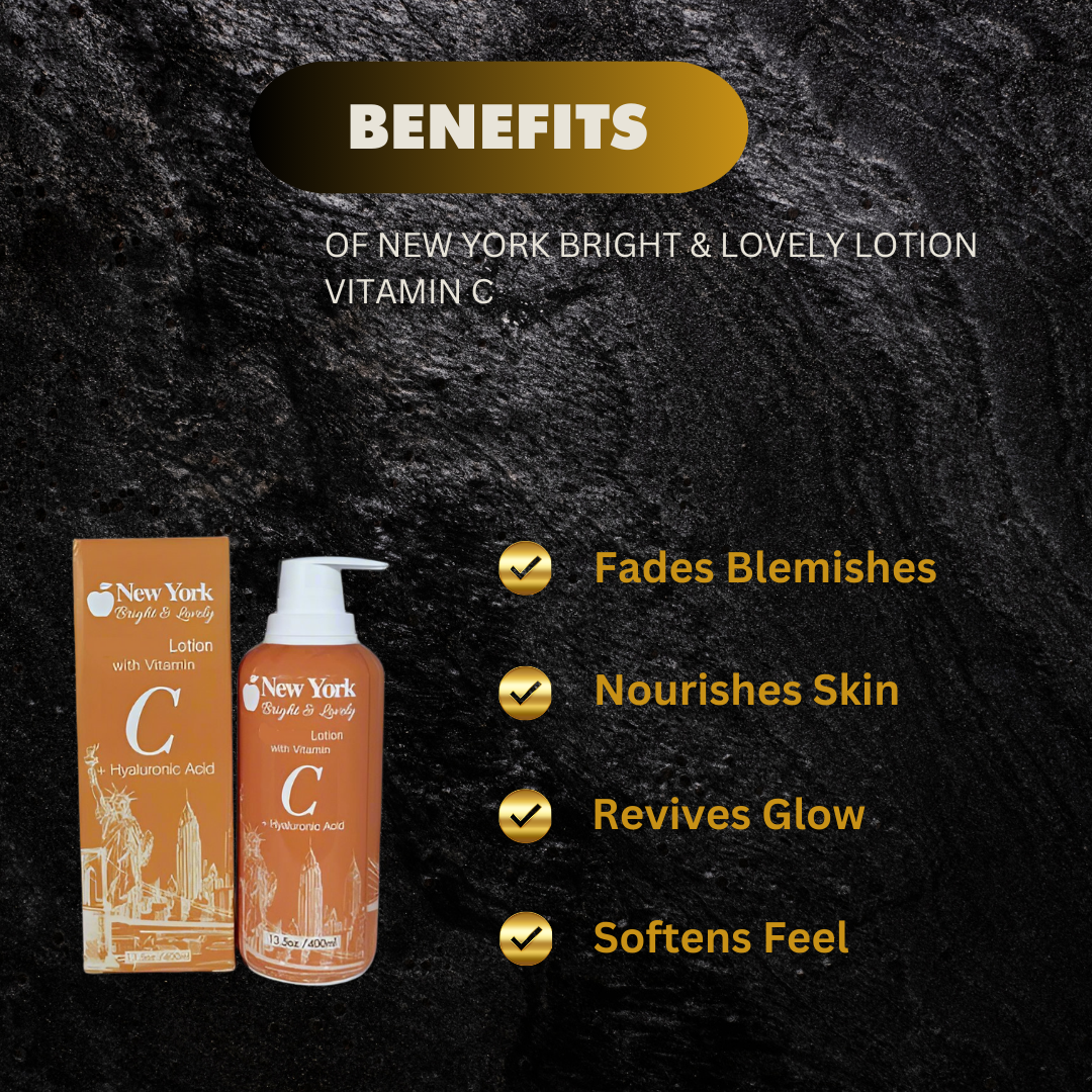 New York Bright Lovely Lotion Vitamin C 13 5 Oz 400 Ml - Premium Beauty Product