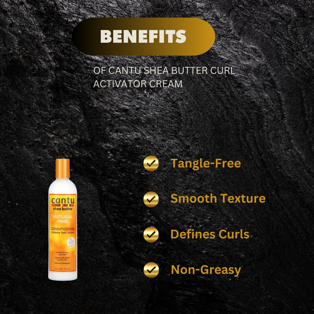 Cantu Shea Butter Curl Activator Cream 12 Oz - Premium Beauty Product