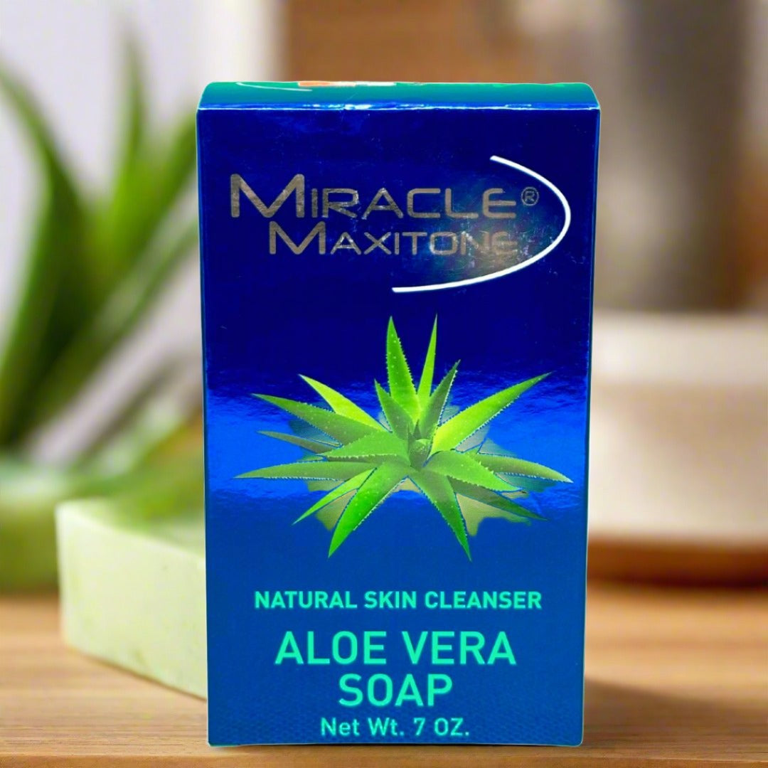 Miracle Maxitone Natural Skin Cleanser Aloe Vera Soap 7oz - Premium Beauty Product